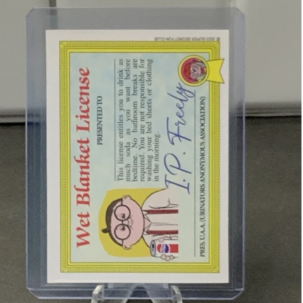 LUNCH BOX LEFTOVERS ONE TWO TEN BEN SSFC Series 2‎  (#44b) LIKE GPK